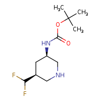 tert-butyl N-[(3R,5S)-5-(difluoromethyl)piperidin-3-yl]carbamate