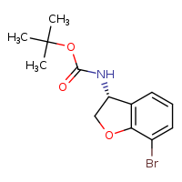 tert-butyl N-[(3R)-7-bromo-2,3-dihydro-1-benzofuran-3-yl]carbamate