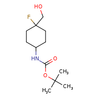 tert-butyl N-[4-fluoro-4-(hydroxymethyl)cyclohexyl]carbamate