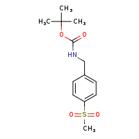 tert-butyl N-[(4-methanesulfonylphenyl)methyl]carbamate