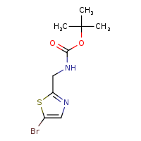 tert-butyl N-[(5-bromo-1,3-thiazol-2-yl)methyl]carbamate