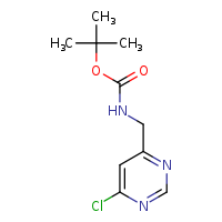 tert-butyl N-[(6-chloropyrimidin-4-yl)methyl]carbamate