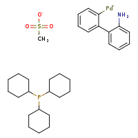 tricyclohexylphosphine {2'-amino-[1,1'-biphenyl]-2-yl}palladiumylium mesylate