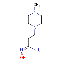 (Z)-N'-hydroxy-3-(4-methylpiperazin-1-yl)propanimidamide