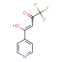 1,1,1-trifluoro-4-hydroxy-4-(pyridin-4-yl)but-3-en-2-one