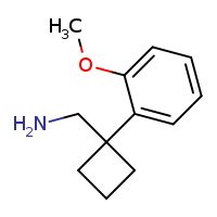 1-[1-(2-methoxyphenyl)cyclobutyl]methanamine