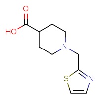 1-(1,3-thiazol-2-ylmethyl)piperidine-4-carboxylic acid