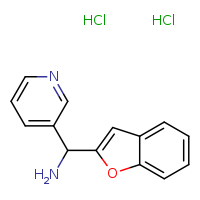 1-(1-benzofuran-2-yl)-1-(pyridin-3-yl)methanamine dihydrochloride