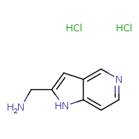 1-{1H-pyrrolo[3,2-c]pyridin-2-yl}methanamine dihydrochloride
