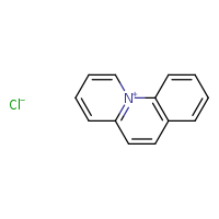 11??-pyrido[1,2-a]quinolin-11-ylium chloride