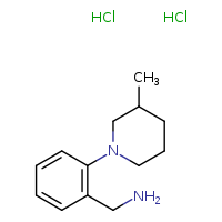 1-[2-(3-methylpiperidin-1-yl)phenyl]methanamine dihydrochloride