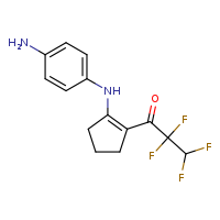 1-{2-[(4-aminophenyl)amino]cyclopent-1-en-1-yl}-2,2,3,3-tetrafluoropropan-1-one