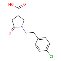 1-[2-(4-chlorophenyl)ethyl]-5-oxopyrrolidine-3-carboxylic acid