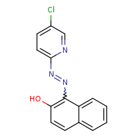 1-[2-(5-chloropyridin-2-yl)diazen-1-yl]naphthalen-2-ol
