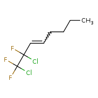 1,2-dichloro-1,1,2-trifluorooct-3-ene