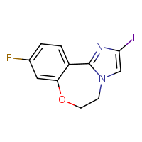 12-fluoro-4-iodo-9-oxa-3,6-diazatricyclo[8.4.0.0²,?]tetradeca-1(14),2,4,10,12-pentaene