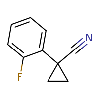 1-(2-fluorophenyl)cyclopropane-1-carbonitrile