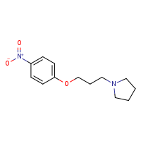 1-[3-(4-nitrophenoxy)propyl]pyrrolidine