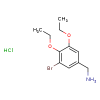 1-(3-bromo-4,5-diethoxyphenyl)methanamine hydrochloride
