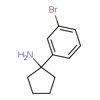 1-(3-bromophenyl)cyclopentan-1-amine