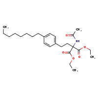1,3-diethyl 2-acetamido-2-[2-(4-octylphenyl)ethyl]propanedioate