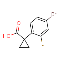 1-(4-bromo-2-fluorophenyl)cyclopropane-1-carboxylic acid