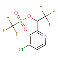 1-(4-chloropyridin-2-yl)-2,2,2-trifluoroethyl trifluoromethanesulfonate