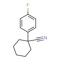 1-(4-fluorophenyl)cyclohexane-1-carbonitrile