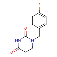 1-[(4-fluorophenyl)methyl]-1,3-diazinane-2,4-dione