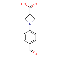 1-(4-formylphenyl)azetidine-3-carboxylic acid