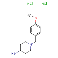 1-[(4-methoxyphenyl)methyl]piperidin-4-amine dihydrochloride