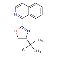 1-[(4R)-4-tert-butyl-4,5-dihydro-1,3-oxazol-2-yl]isoquinoline