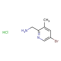 1-(5-bromo-3-methylpyridin-2-yl)methanamine hydrochloride