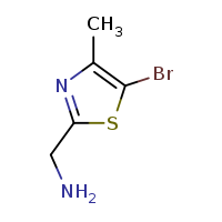 1-(5-bromo-4-methyl-1,3-thiazol-2-yl)methanamine