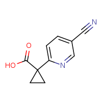 1-(5-cyanopyridin-2-yl)cyclopropane-1-carboxylic acid