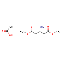 1,5-dimethyl 3-aminopentanedioate; acetic acid