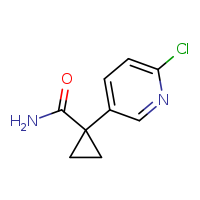 1-(6-chloropyridin-3-yl)cyclopropane-1-carboxamide