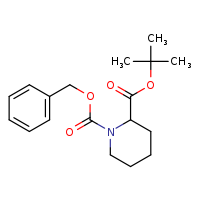 1-benzyl 2-tert-butyl piperidine-1,2-dicarboxylate