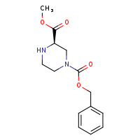 1-benzyl 3-methyl (3R)-piperazine-1,3-dicarboxylate
