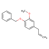 1-(benzyloxy)-2-methoxy-4-(prop-2-en-1-yl)benzene