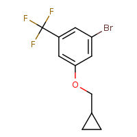 1-bromo-3-(cyclopropylmethoxy)-5-(trifluoromethyl)benzene