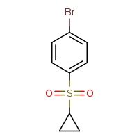 1-bromo-4-(cyclopropanesulfonyl)benzene