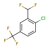 1-chloro-2-(difluoromethyl)-4-(trifluoromethyl)benzene