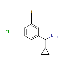 1-cyclopropyl-1-[3-(trifluoromethyl)phenyl]methanamine hydrochloride