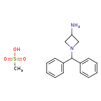 1-(diphenylmethyl)azetidin-3-amine; methanesulfonic acid