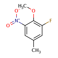 1-fluoro-2-methoxy-5-methyl-3-nitrobenzene