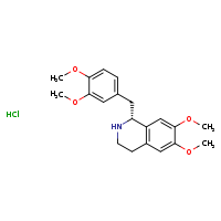 (1R)-1-[(3,4-dimethoxyphenyl)methyl]-6,7-dimethoxy-1,2,3,4-tetrahydroisoquinoline hydrochloride