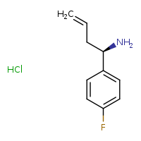 (1R)-1-(4-fluorophenyl)but-3-en-1-amine hydrochloride