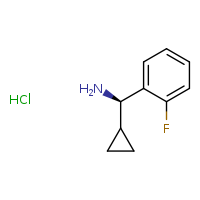 (1R)-1-cyclopropyl-1-(2-fluorophenyl)methanamine hydrochloride