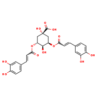 (1R,3R,4R,5R)-3,5-bis({[(2E)-3-(3,4-dihydroxyphenyl)prop-2-enoyl]oxy})-1,4-dihydroxycyclohexane-1-carboxylic acid